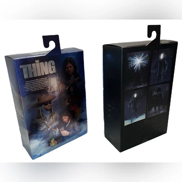 NECA The Thing SDCC Lenticular Cover & The Thing MacReady Outpost 31 7 Figures